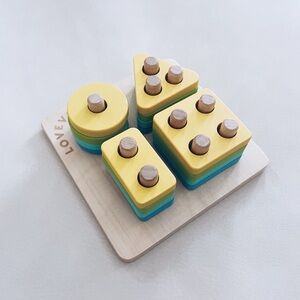 Lovevery Sort & Stack Peg Puzzle